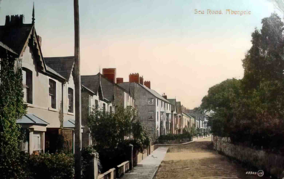 Denbighshire Abergele Sea Road Vintage A4 Photo Print