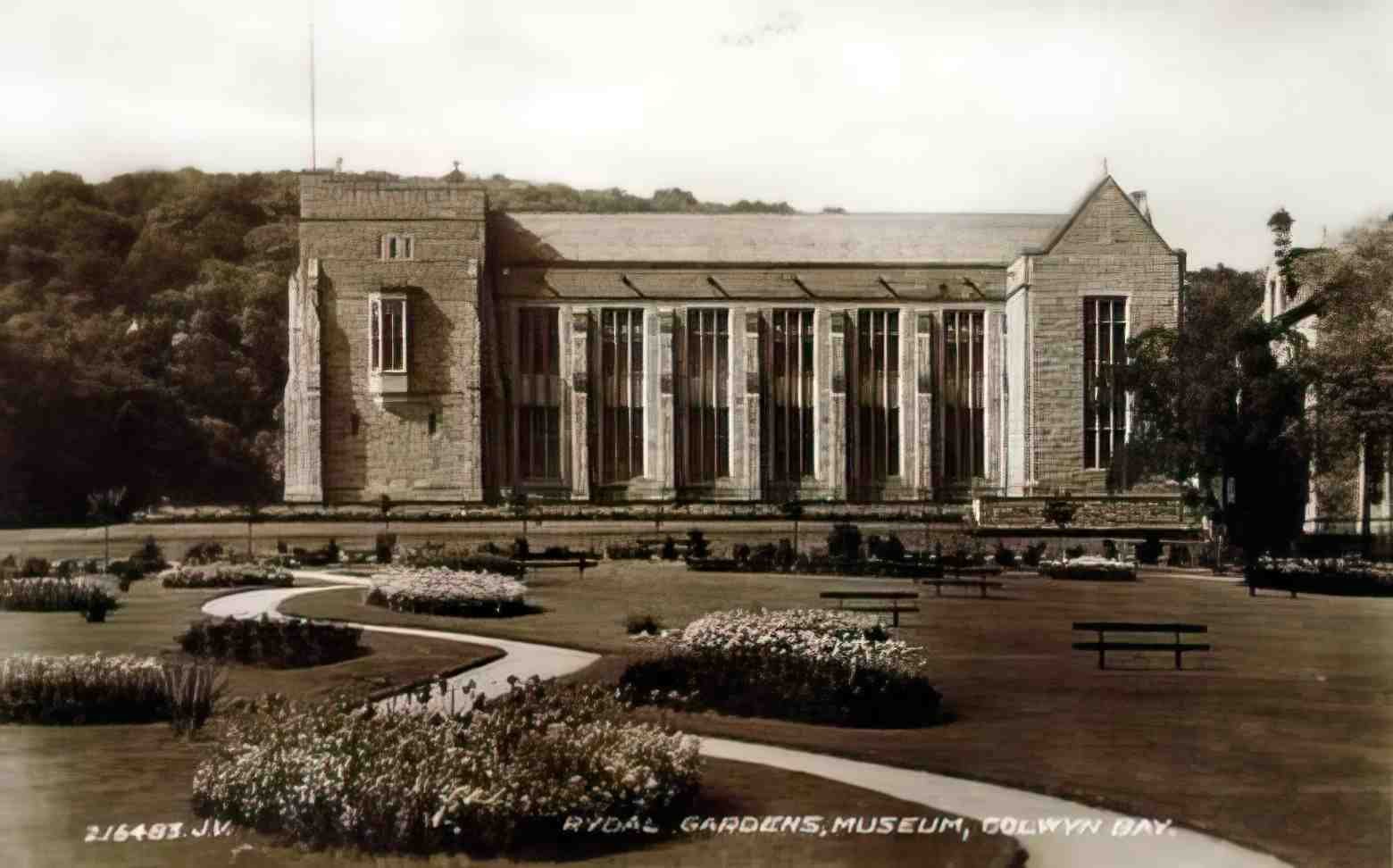 Denbighshire Colwyn Bay Rydal Gardens Museum Vintage A4 Photo Print