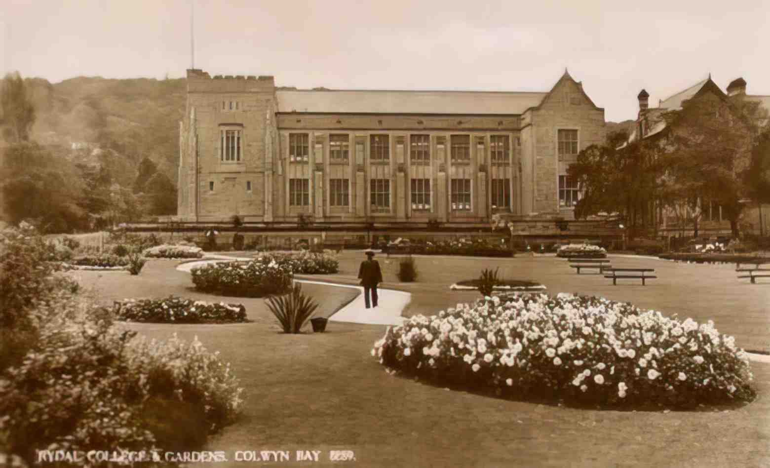 Denbighshire Colwyn Bay Rydal School Vintage A4 Photo Print