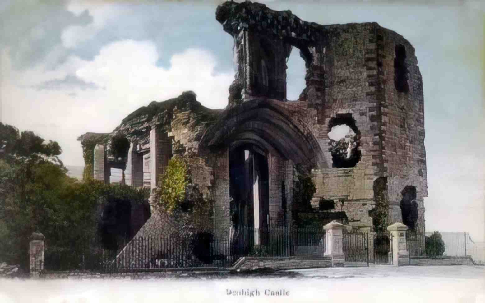 Denbighshire Denbigh Castle 1900s Vintage A4 Photo Print