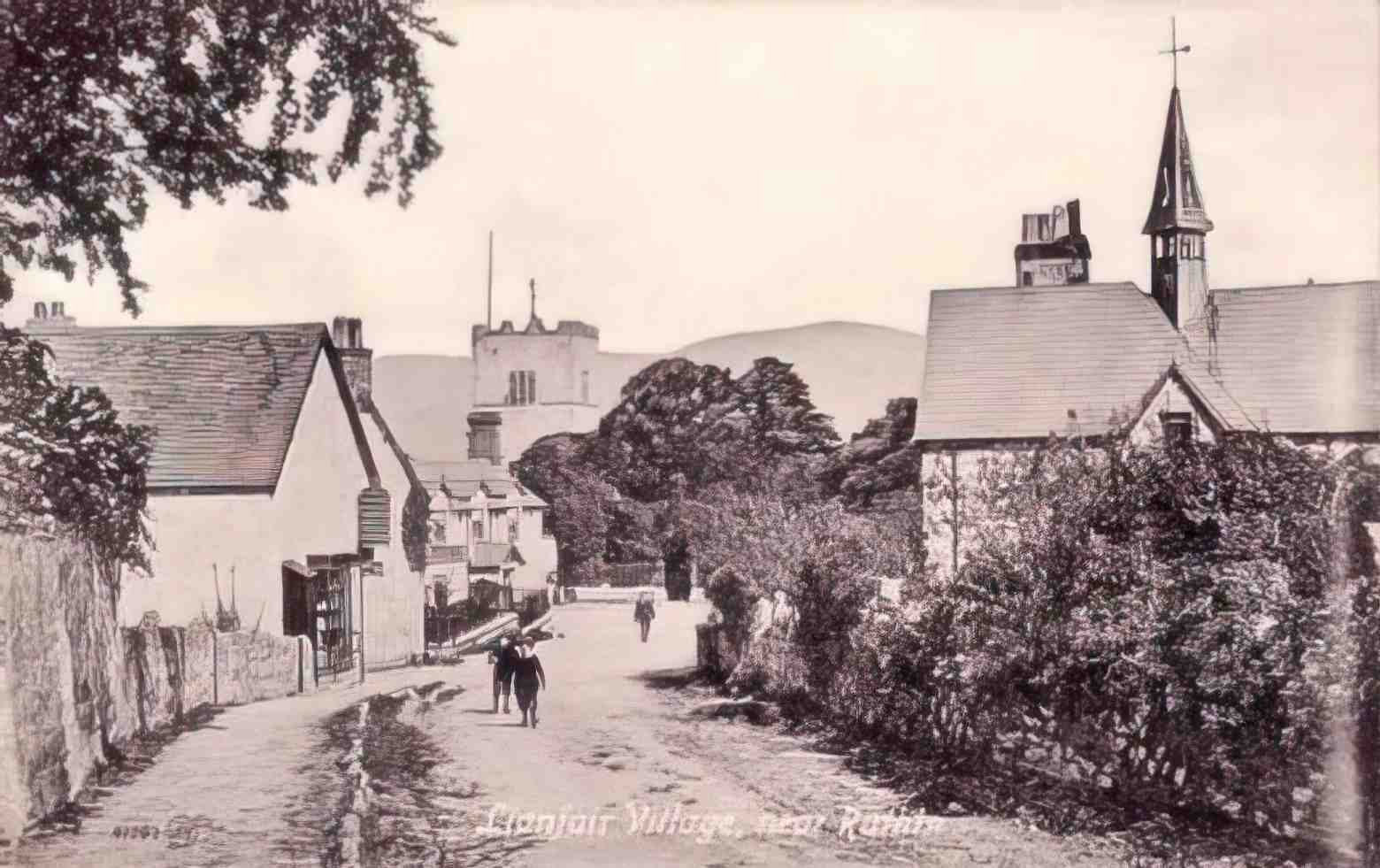 Denbighshire Llanfair Vintage A4 Photo Print