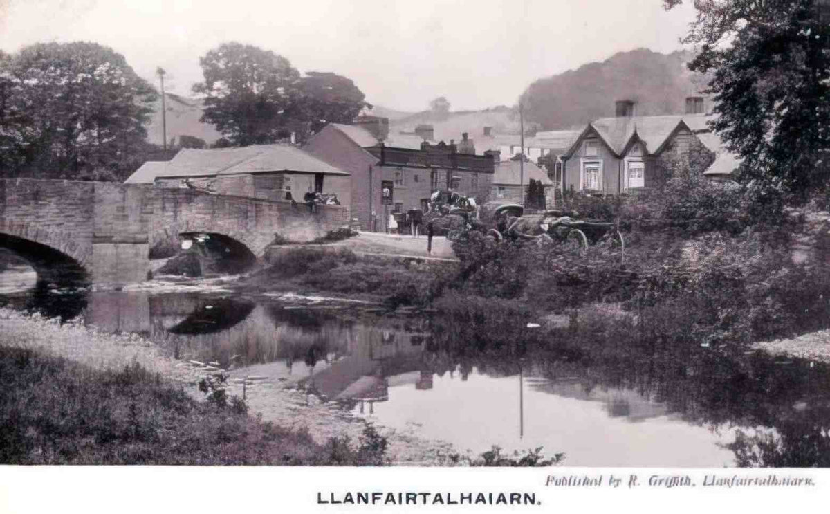 Denbighshire Llanfairtalhaiarn 1910's Vintage A4 Photo Print