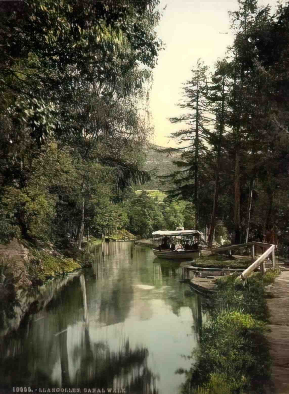 Denbighshire Llangollen Canal Walk Vintage A4 Photo Print