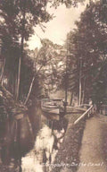 Denbighshire Llangollen On the Canal 1910s Vintage A4 Photo Print