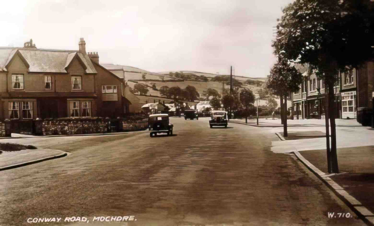 Denbighshire Mochdre Conway Road Vintage A4 Photo Print