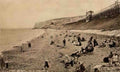 Denbighshire Old Colwyn Beach and Rail Station Vintage A4 Photo Print