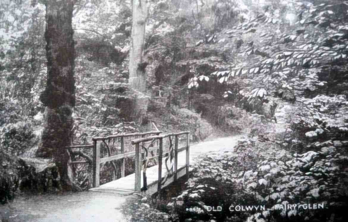 Denbighshire Old Colwyn Fairy Glen 1910s Vintage A4 Photo Print