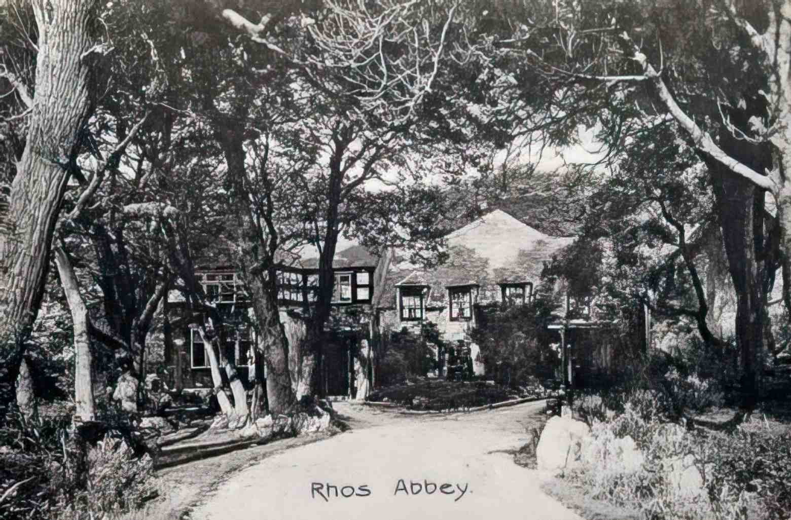 Denbighshire Rhos on Sea Rhos Abbey 1908 Vintage A4 Photo Print