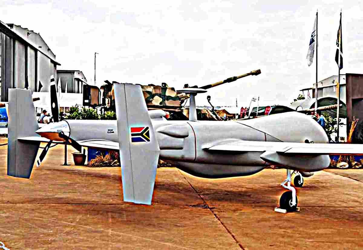 Denel Dynamics Bateleur Uav (2) Military A4 Photo Print