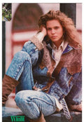 Denim Leopard Winlit Vintage Retro Advert Poster A4 Photo Print