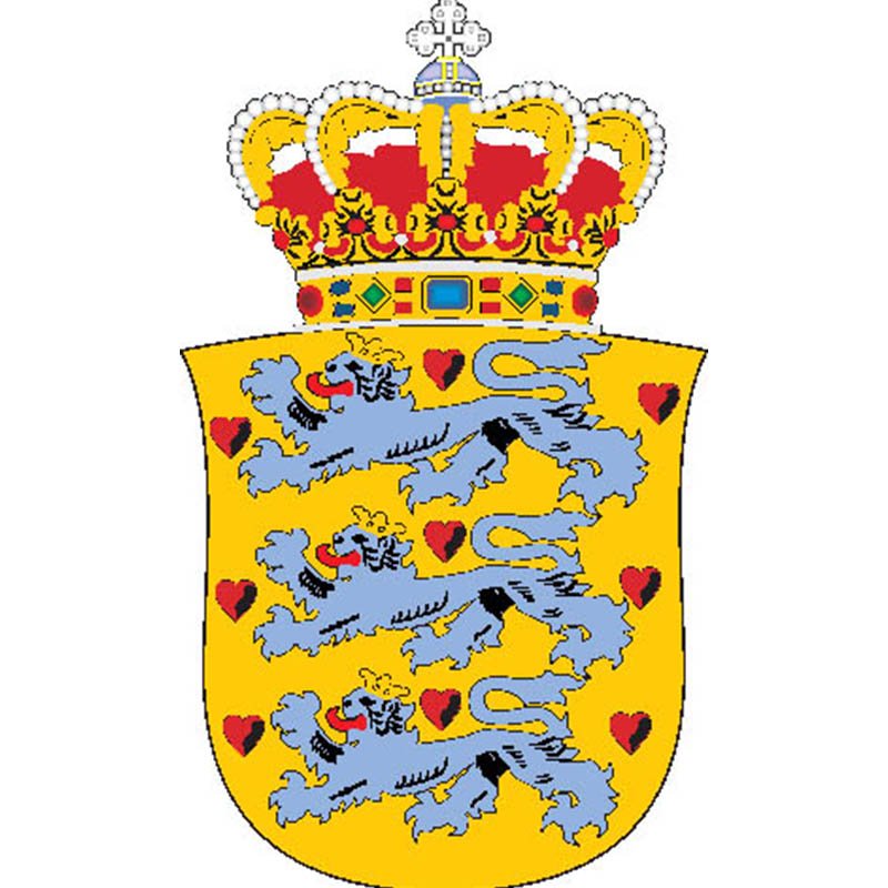 Denmark Coat Of Arms N3933 A4 Photo Print
