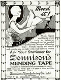 Dennison Mending Tape Vintage Retro Advert Poster A4 Photo Print