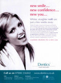 Dentics Smile Confidence 1990s Vintage Retro Advert