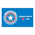 Denton County Flag N6205 A4 Photo Print