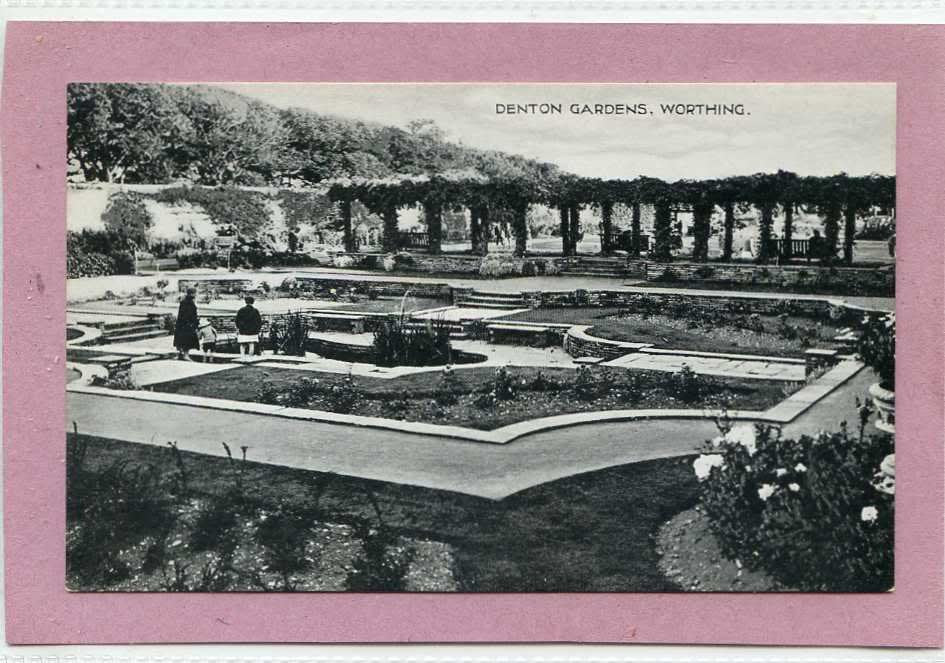 Denton Gardens Worthing Sussex Vintage A4 Photo Print