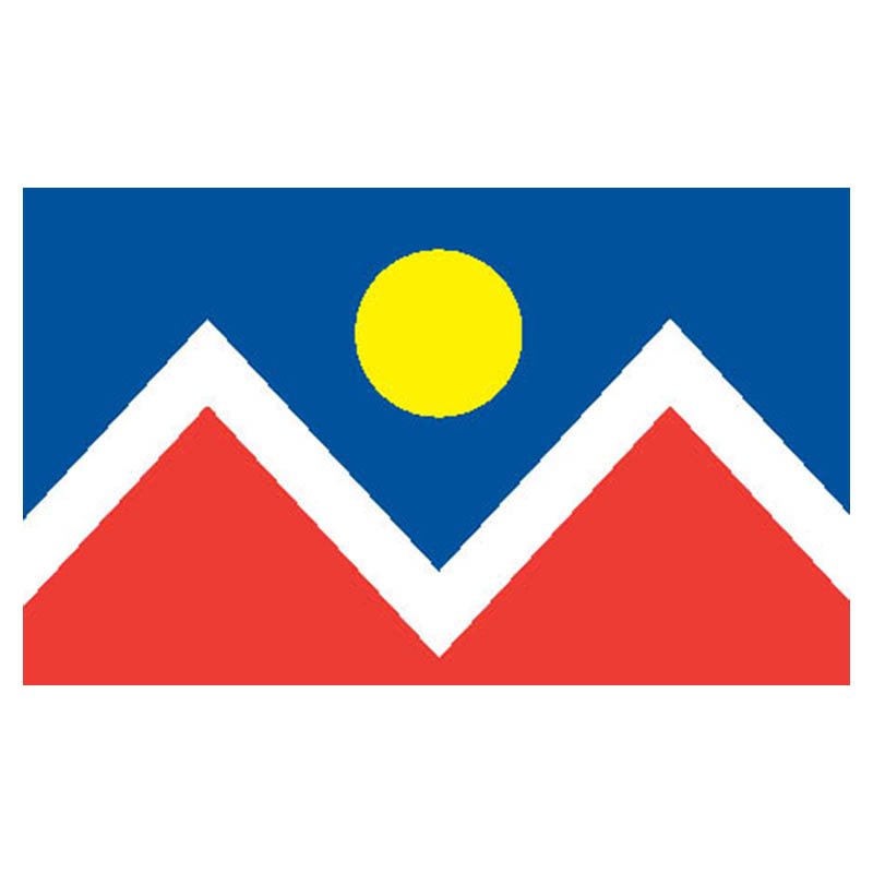 Denver City Flag N4929 A4 Photo Print