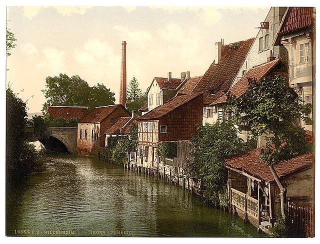 Der Gross Venedig Hildesheim Hanove Vintage A4 Photo Print