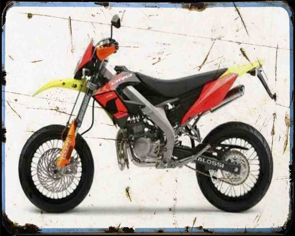 Derbi Senda Drd Pro 1 Motorbike Vintage Aged A4 Photo Print