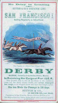 Derby Clipper Advert Vintage A4 Photo Print