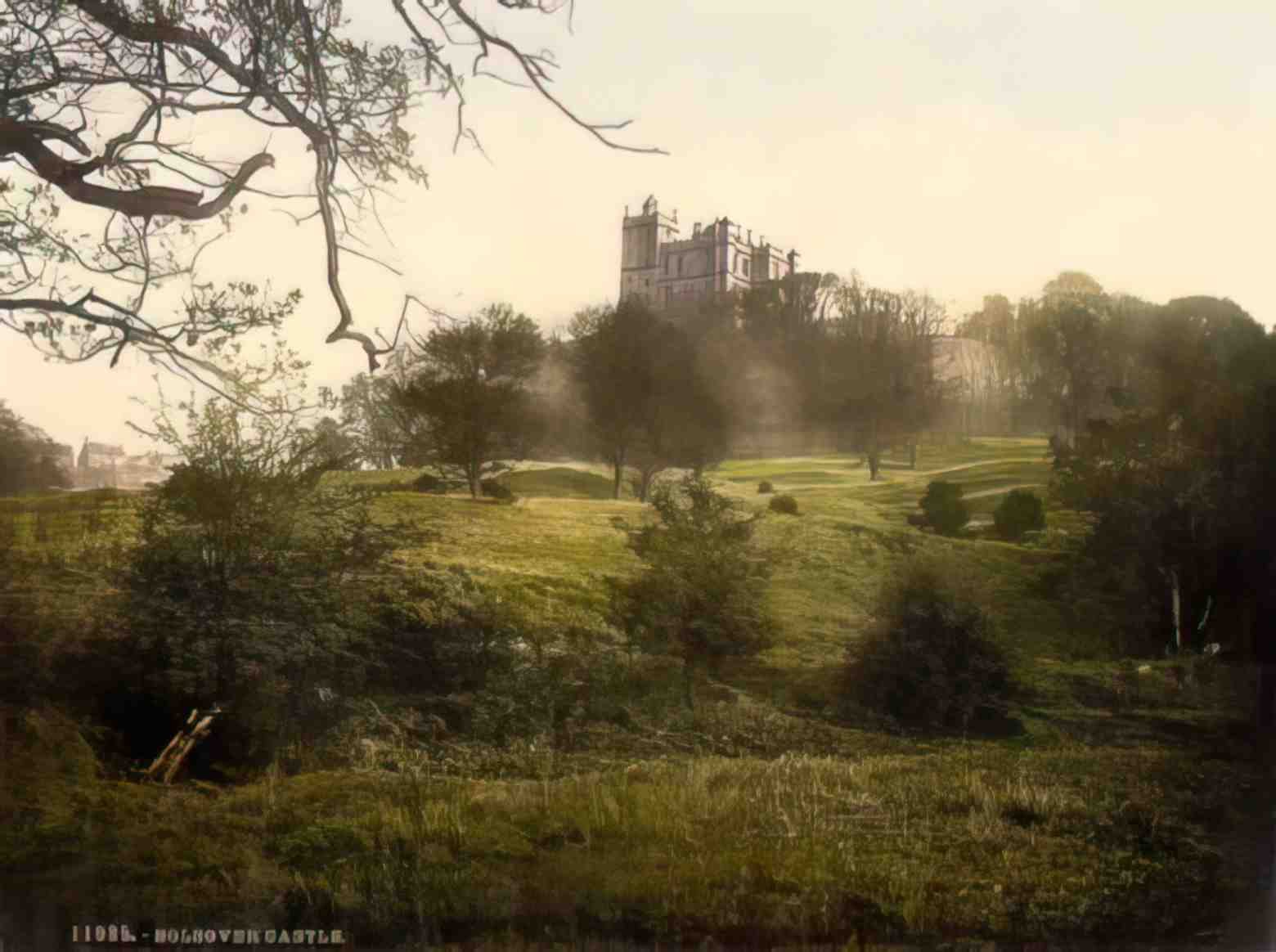 Derbyshire Bolsover Castle Vintage A4 Photo Print