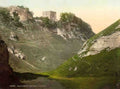 Derbyshire Castleton Peveril Castle Vintage A4 Photo Print