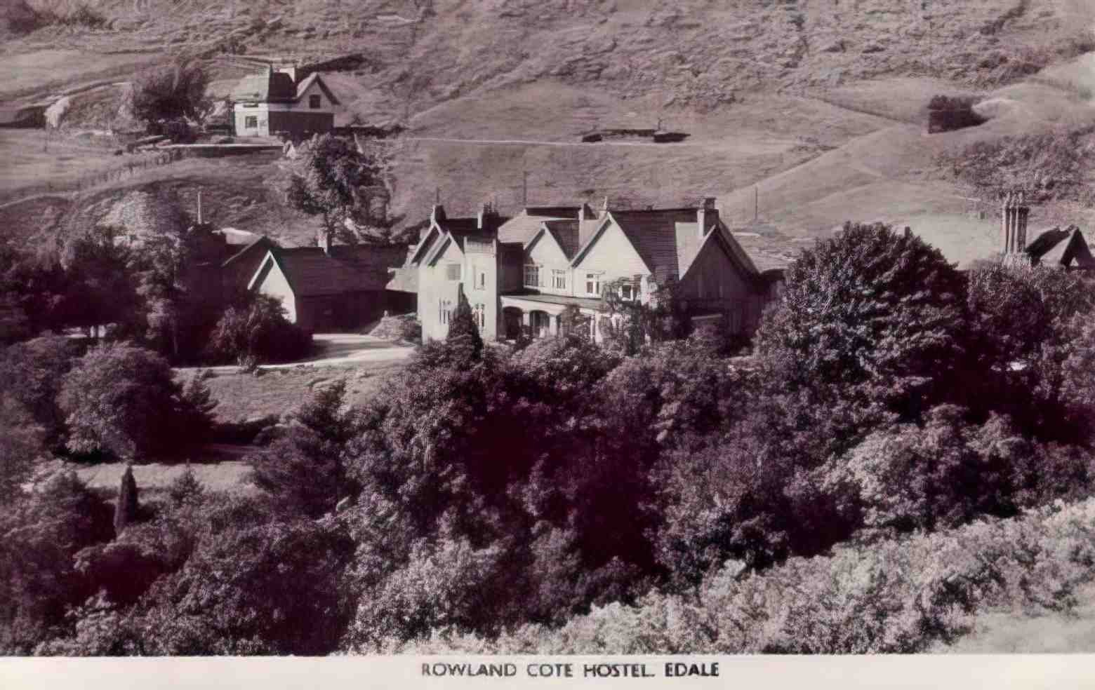 Derbyshire Edale Rowland Cote Hostel Vintage A4 Photo Print