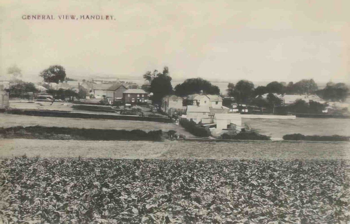 Derbyshire Handley General View 1900s Vintage A4 Photo Print