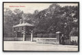 Derbyshire Ilkeston Shipley Lodge Houese Closed Gates Man In Road Vintage A4 Photo Print