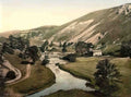 Derbyshire Monsale Dale Vintage A4 Photo Print