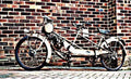Derny Tandem motorbike A4 Photo Print
