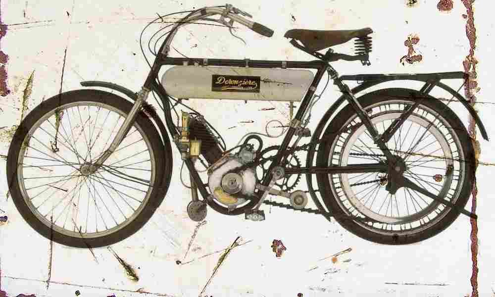 Deronziere 1907 Aged Vintage A4 Photo Print