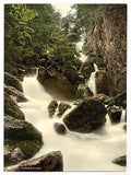 Derwentwater Lodore Falls Lake District Vintage A4 Photo Print