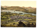 Derwentwater and Keswick Lake District Vintage A4 Photo Print