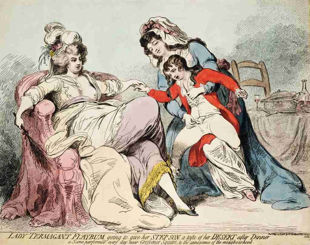 Desert 1786 Cartoon Joke 001 Vintage A4 Photo Print