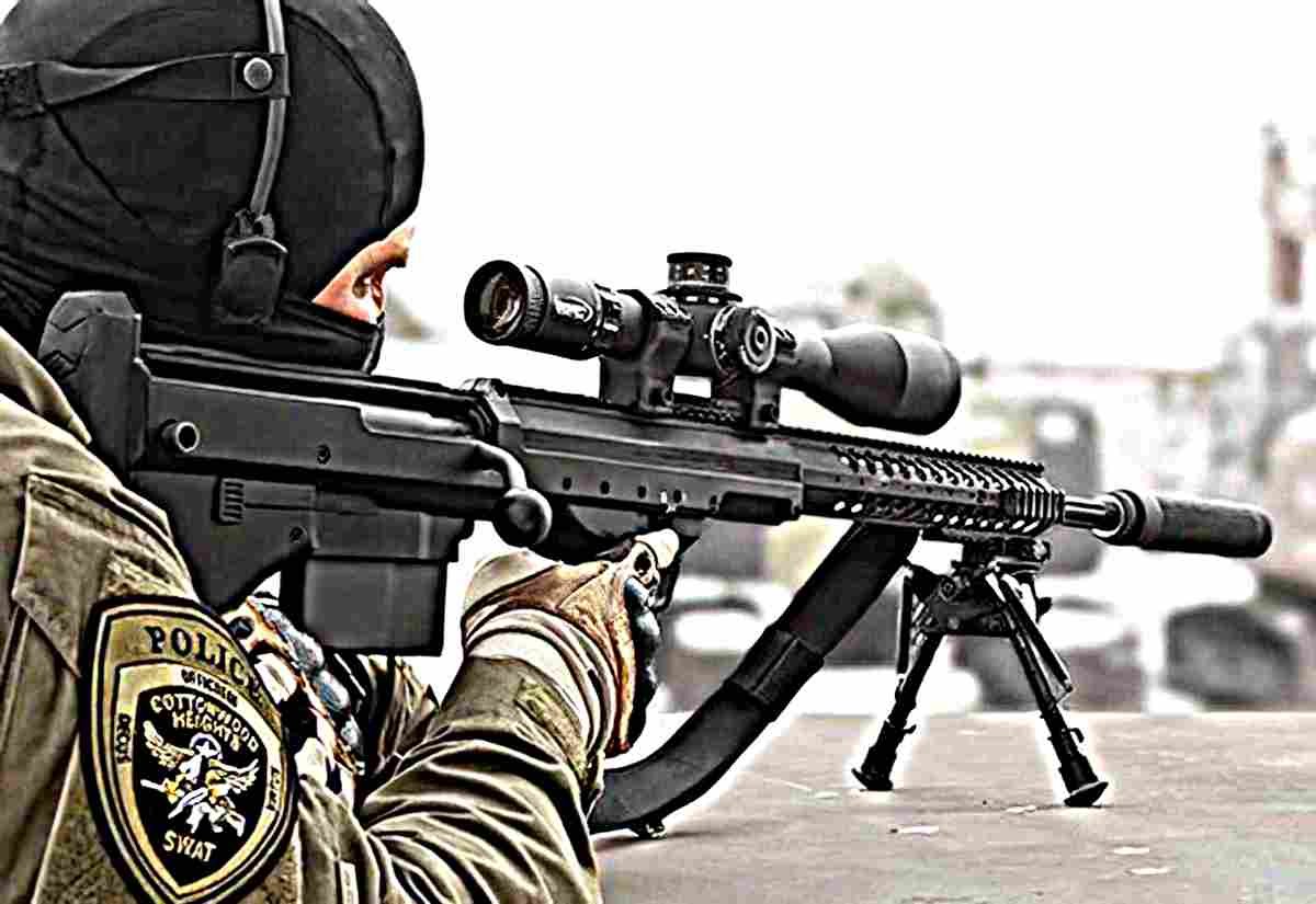 Desert Tech Srs Bullpup Sniper Rifle 2 (2) Military A4 Photo Print
