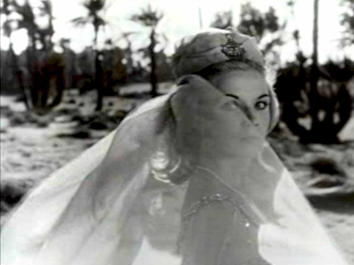 Desert Wedding Bride 1960s Vintage Retro Advert