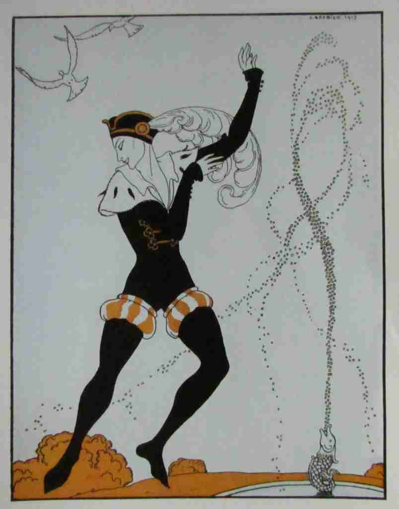 Dessins Aux Danses De Vaslav Nijinsky 1913 George Barbier 01 A4 Photo Print