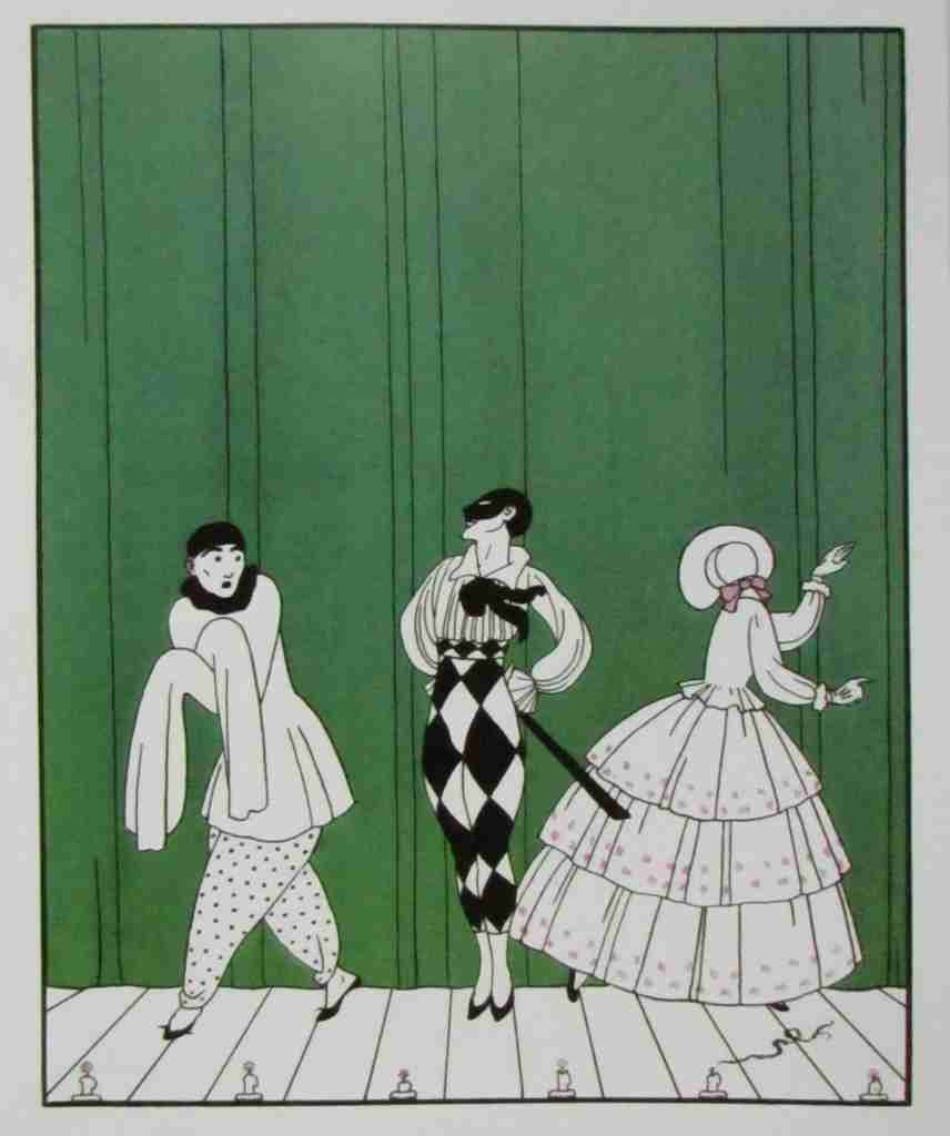 Dessins Aux Danses De Vaslav Nijinsky Carnaval George Barbier A4 Photo Print