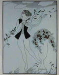 Dessins Aux Danses De Vaslav Nijinsky Les Sylphides 1913 George Barbier A4 Photo Print