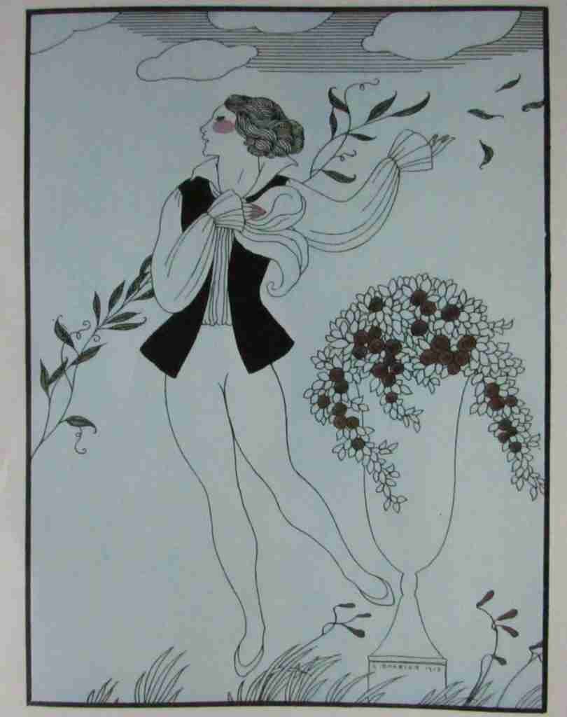 Dessins Aux Danses De Vaslav Nijinsky Les Sylphides 1913 George Barbier A4 Photo Print