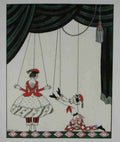 Dessins Aux Danses De Vaslav Nijinsky Petrushka 1911 George Barbier A4 Photo Print