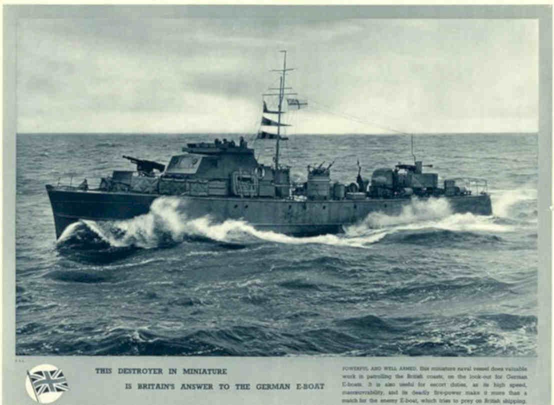 Destroyer Miniature Britain Vintage Retro Advert Poster A4 Photo Print