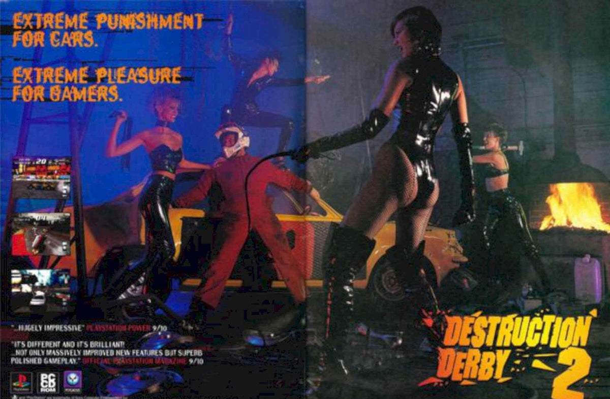 Destruction Derby 2 Vintage Retro Advert Poster A4 Photo Print