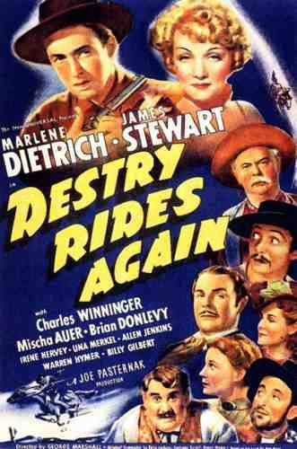  Destry Rides Again 01 film star poster A4 Photo Print