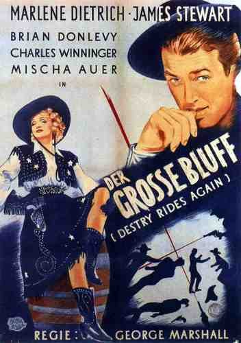  Destry Rides Again 02 film star poster A4 Photo Print