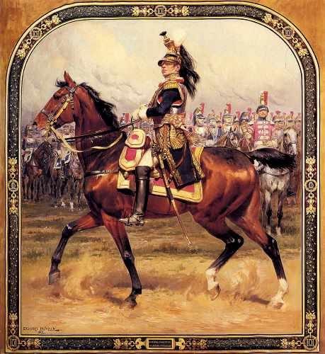 Detaille Edouard Le General D Hautpoul A Cheval A4 Photo Print