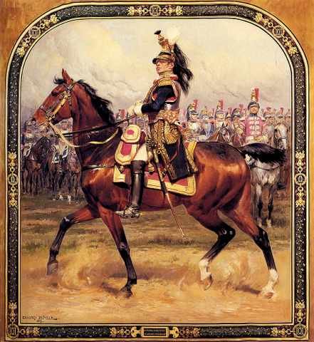 Detaille Edouard Le General D Hautpoul Cheval A4 Photo Print