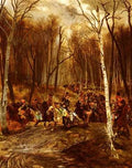 Detaille Jean Baptiste Edouard Cossacks Attacked By The Royal Guard A4 Photo Print