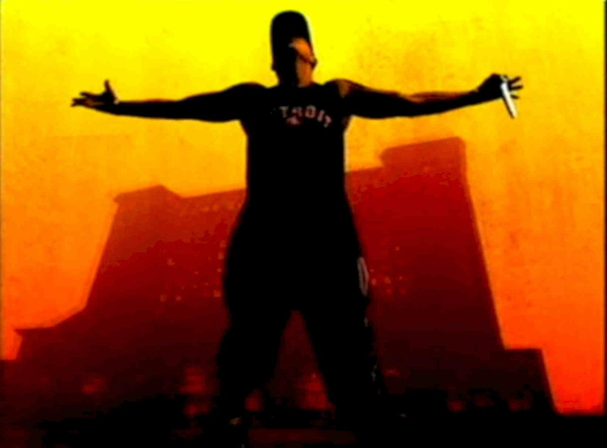 Detroit Eminem Skyline Vintage Retro Advert Poster A4 Photo Print