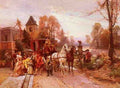 Detti Cesare Auguste The Arrival Of The Baby A4 Photo Print